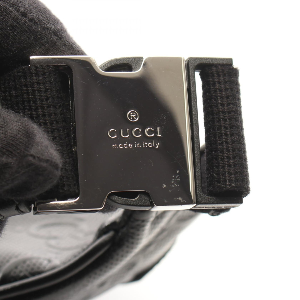 Gucci GG Embossed Belt Bag · Leather