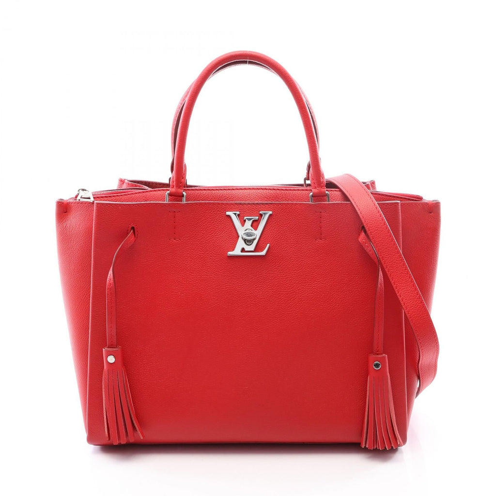 Louis Vuitton Lockme Ruby · Leather Tote