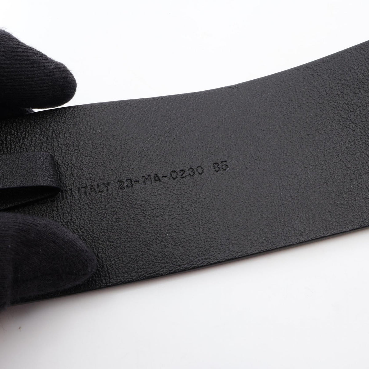 Dior D-Buckle · Leather Belt