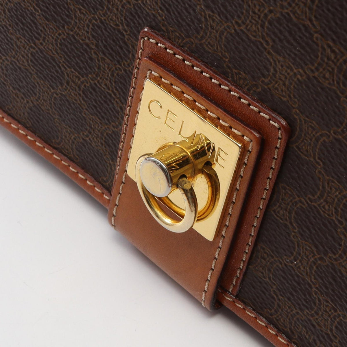 CELINE Macadam · Coated Canvas Leather