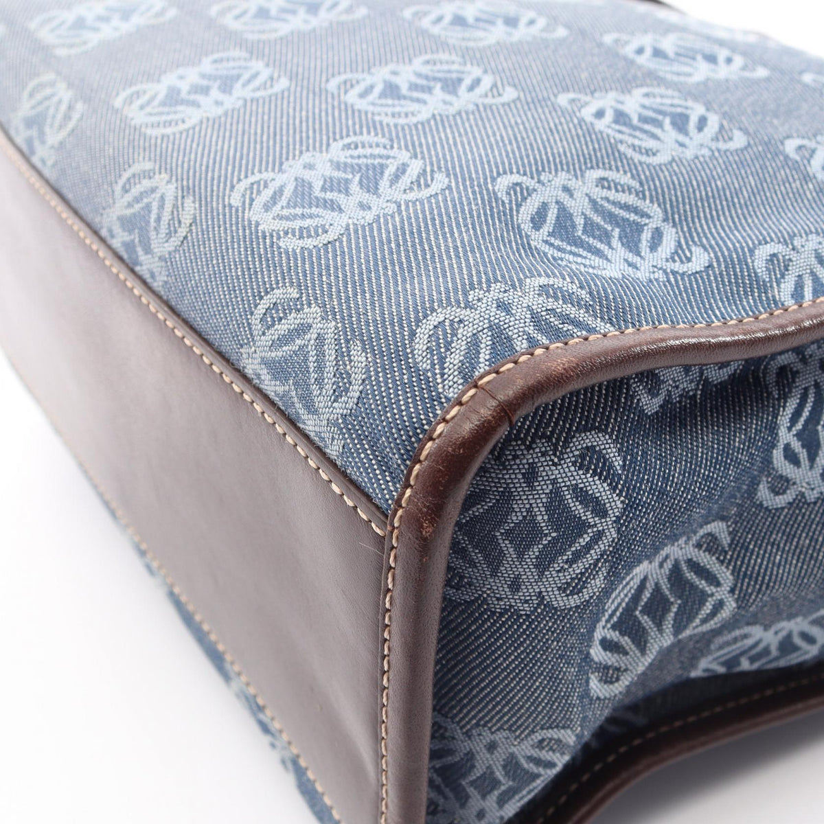 Loewe Repeat Anagram · Canvas Leather Tote