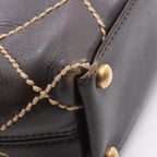 Chanel Wild Stitch Tote · Leather
