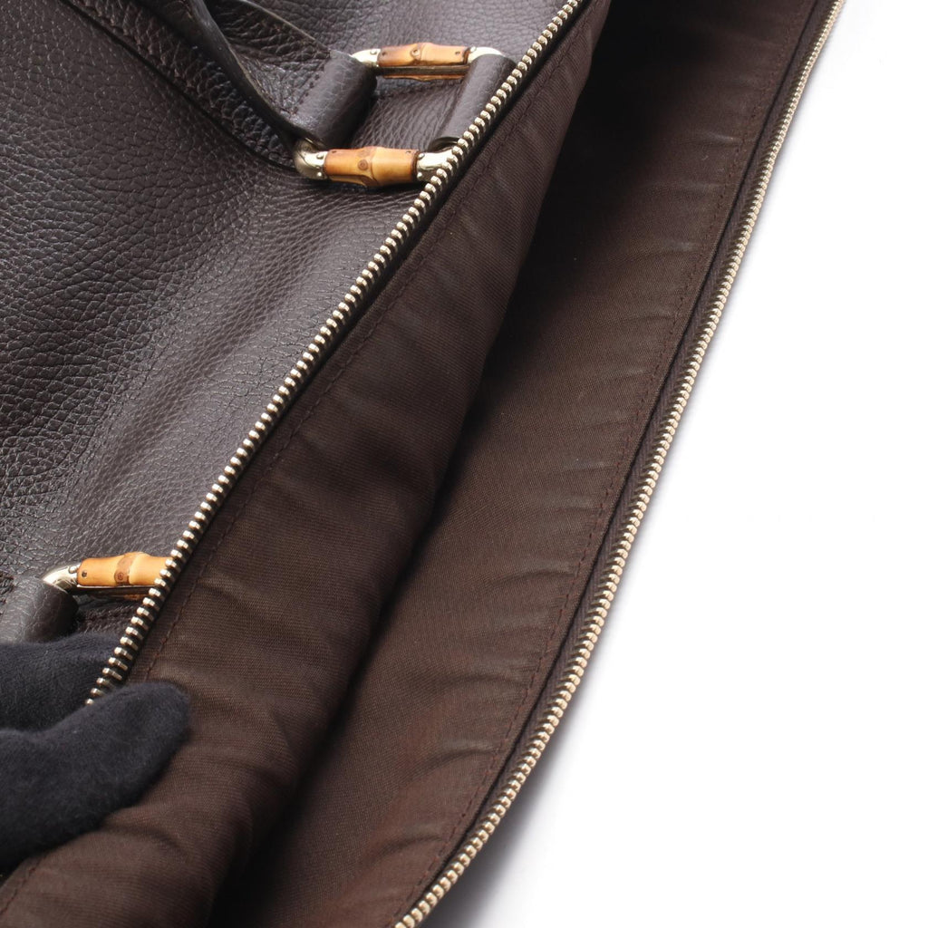 Gucci GG Leather Tote · Crossbody Strap
