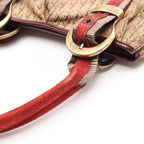 Dior Trotter · Canvas & Patent Leather Tote
