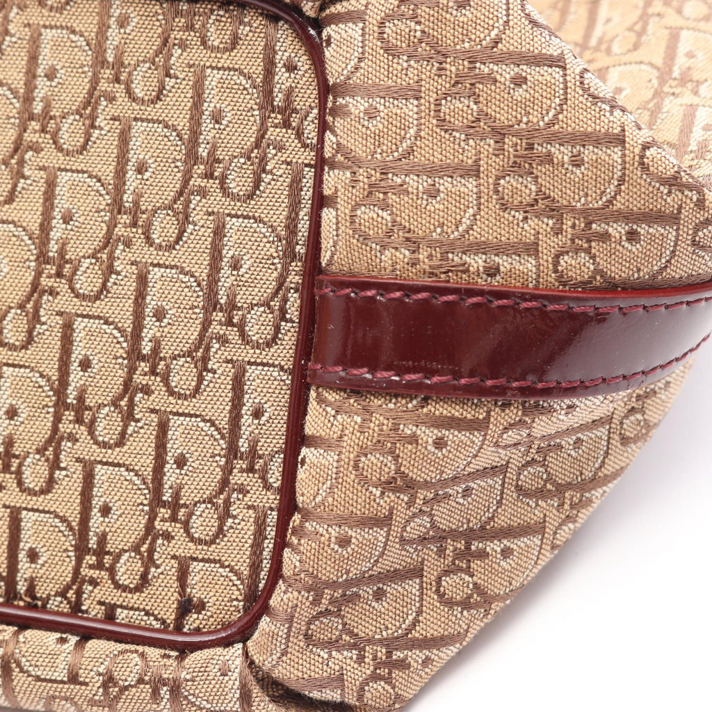 Dior Trotter · Canvas & Patent Leather Tote