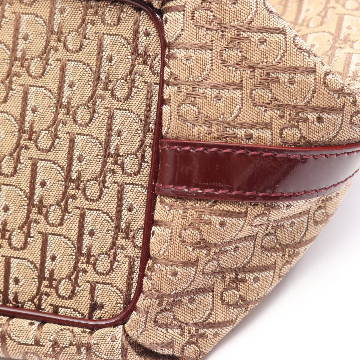 Dior Trotter · Canvas & Patent Leather Tote