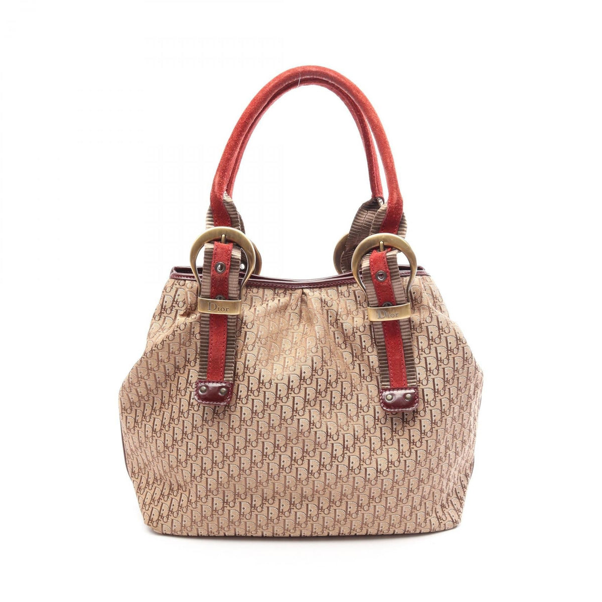 Dior Trotter · Canvas & Patent Leather Tote