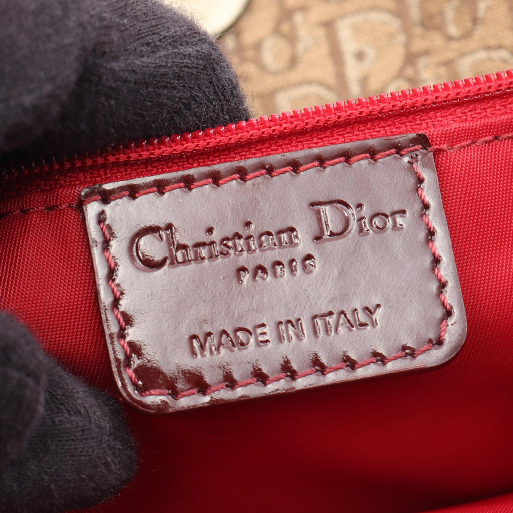 Dior Trotter · Canvas & Patent Leather Tote