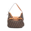 Fendi Zucca Canvas Shoulder Bag