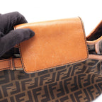 Fendi Zucca Canvas Shoulder Bag