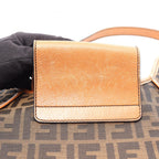 Fendi Zucca Canvas Shoulder Bag