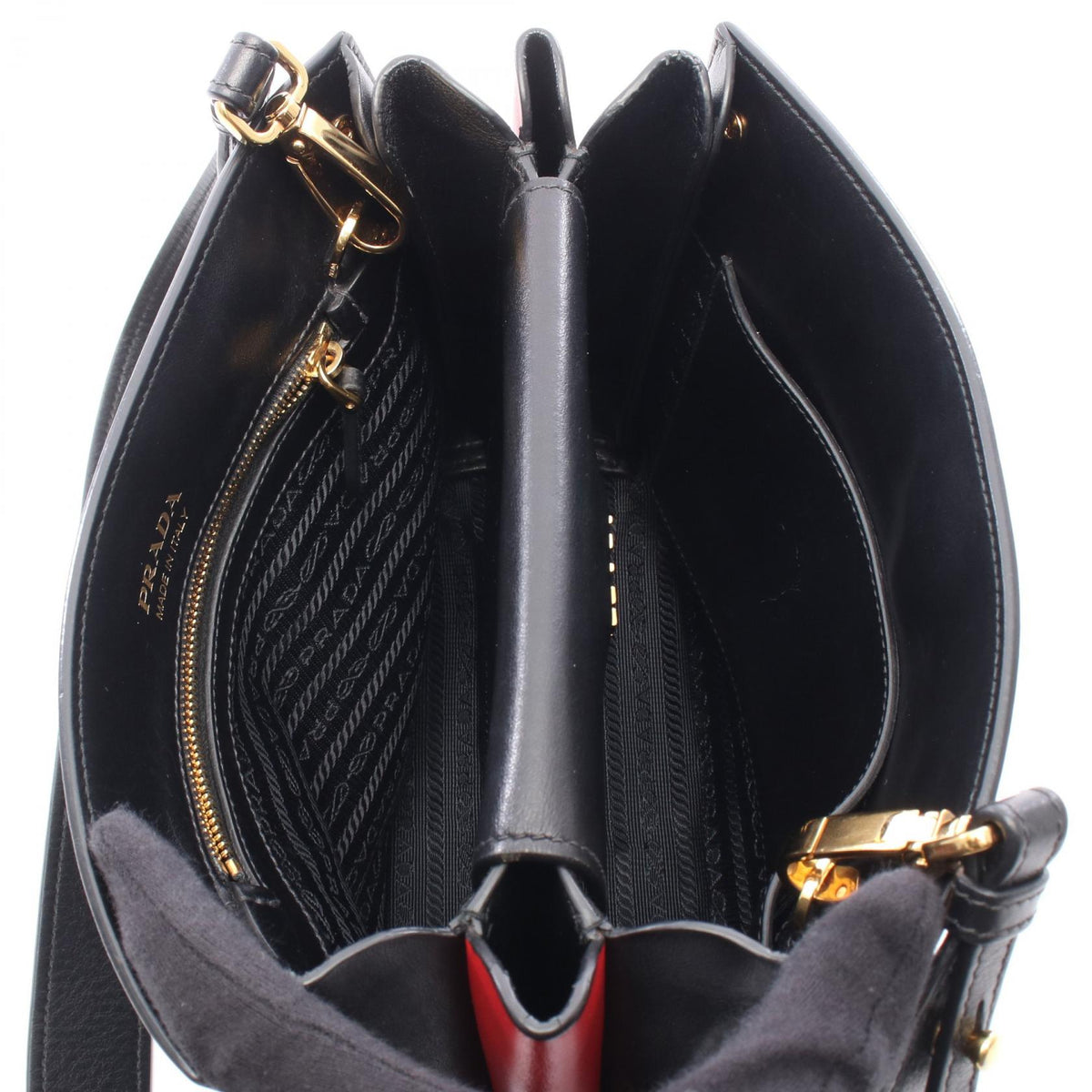 Prada Bibliotheque · Bicolor Leather