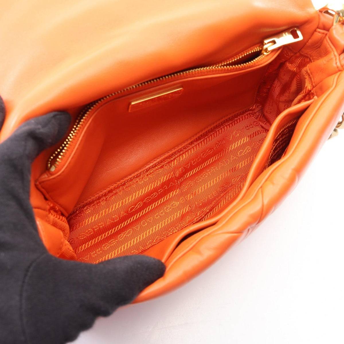 Prada · Chain Shoulder Bag · Leather