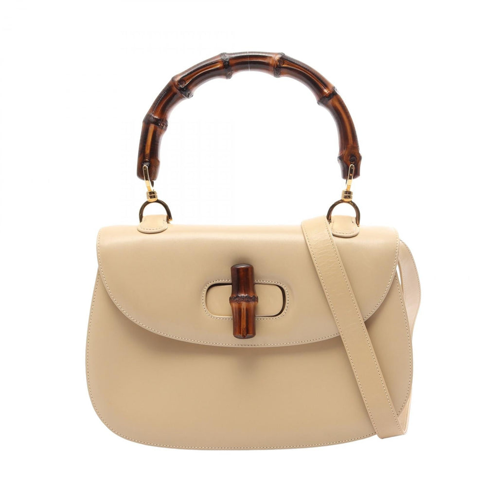 Gucci Bamboo · 2WAY Handbag · Leather
