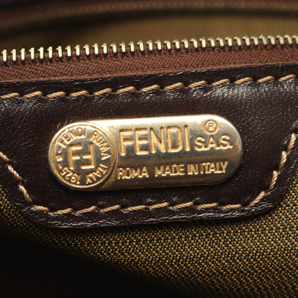 Fendi Zucca · Canvas & Leather