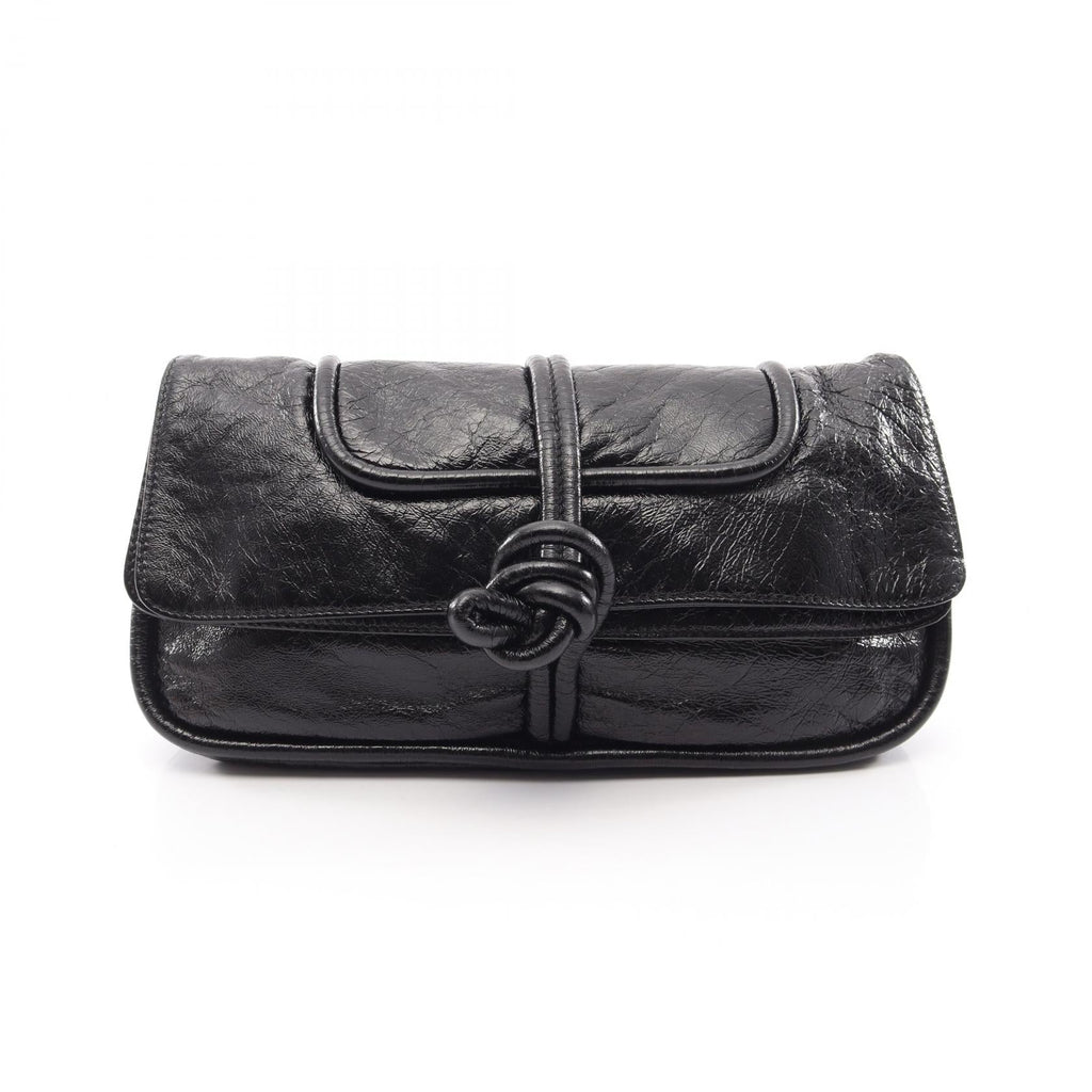 Loewe Twisted Knot · Leather Clutch