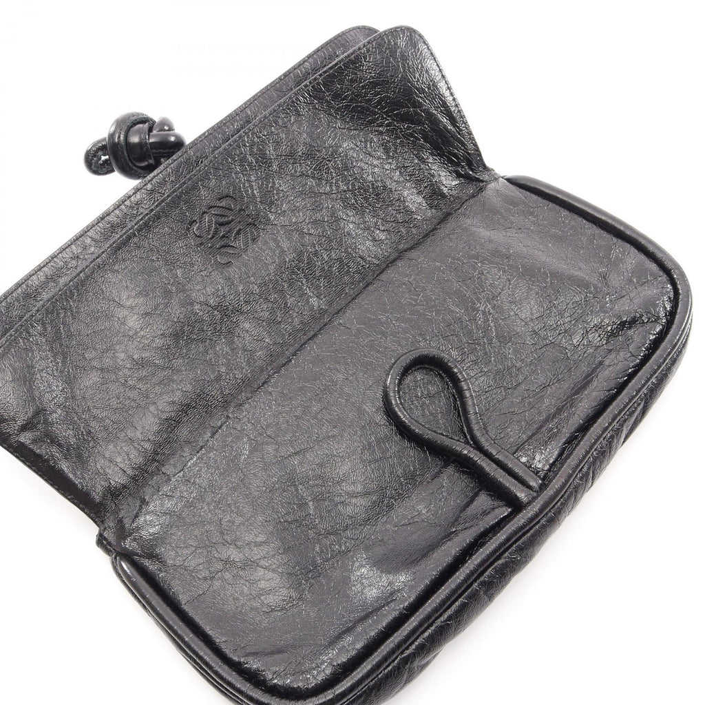 Loewe Twisted Knot · Leather Clutch