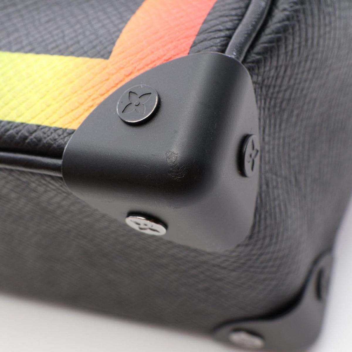 Louis Vuitton Mini Soft Trunk · Taiga Rainbow