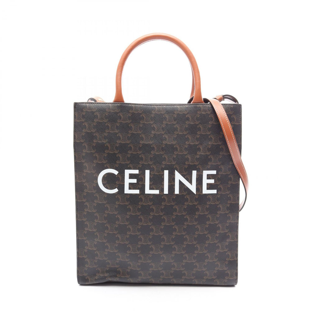 Celine Vertical Cabas Triomphe · Coated Canvas