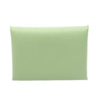 Hermès Calvi Duo · Chèvre Leather · Vert Criquet