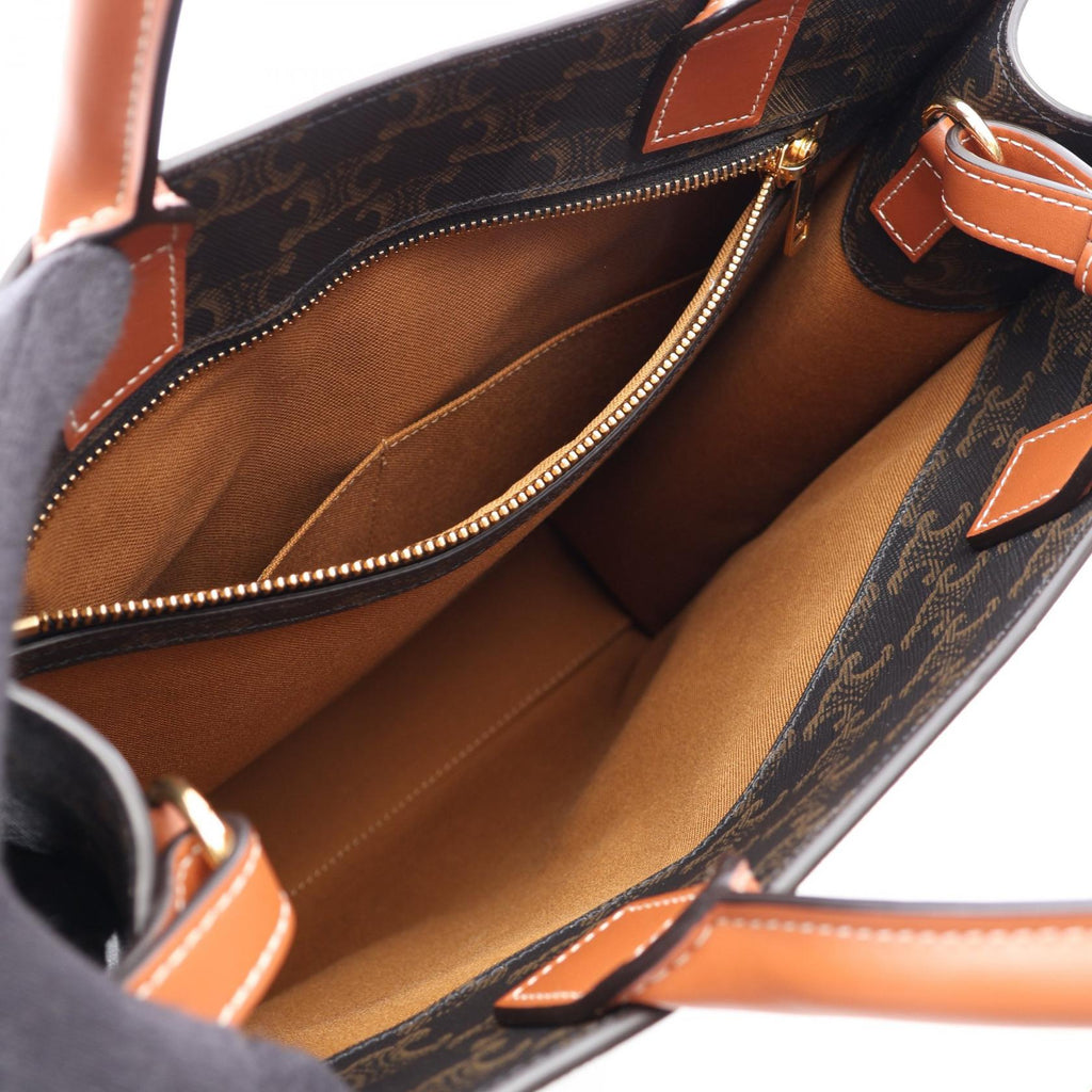 Celine Vertical Cabas · Triomphe Canvas