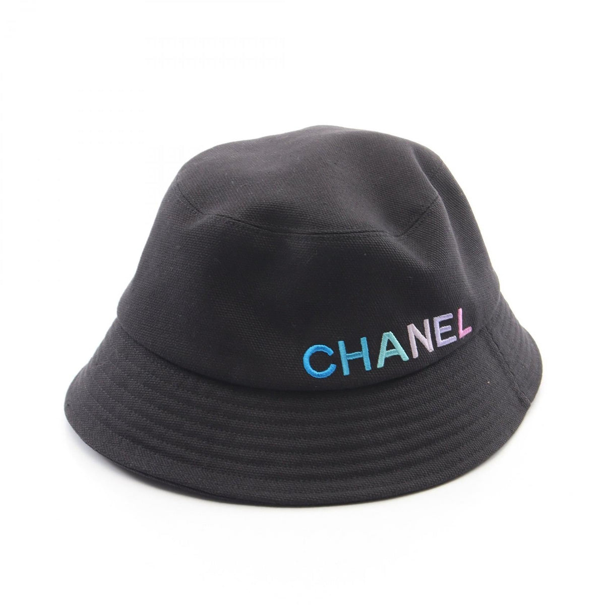 Chanel Logo Embroidery Bucket Hat · Cotton