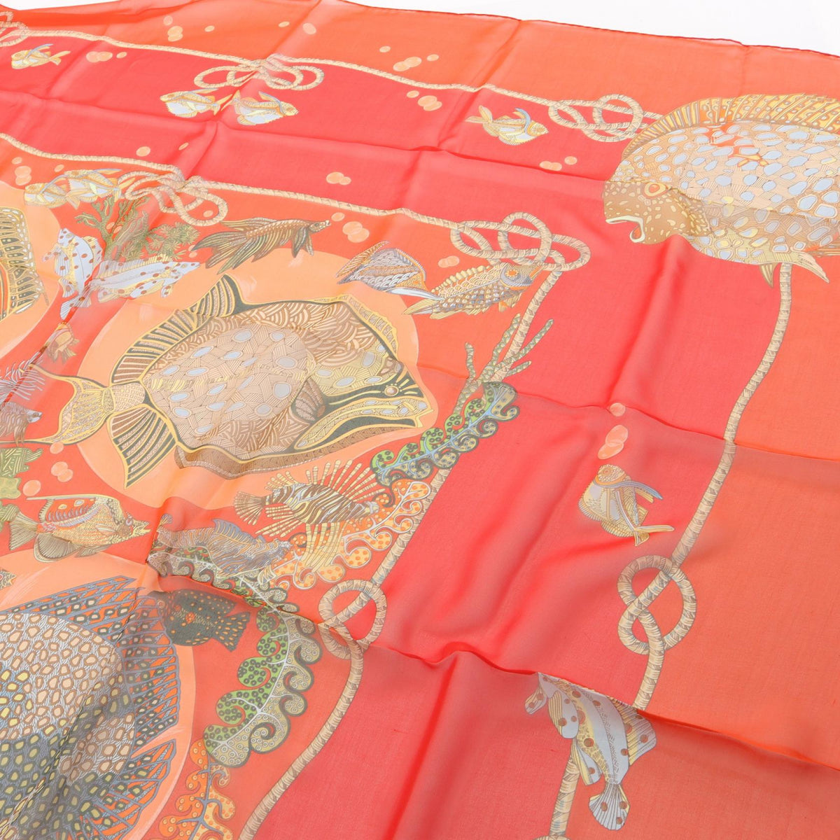 Hermès Grands Fonds · Silk Scarf