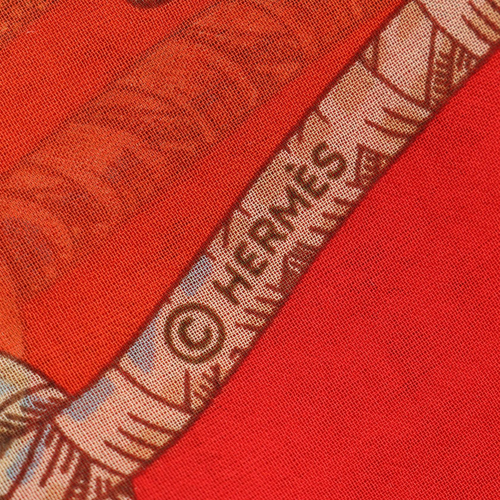 Hermès Grands Fonds · Silk Scarf