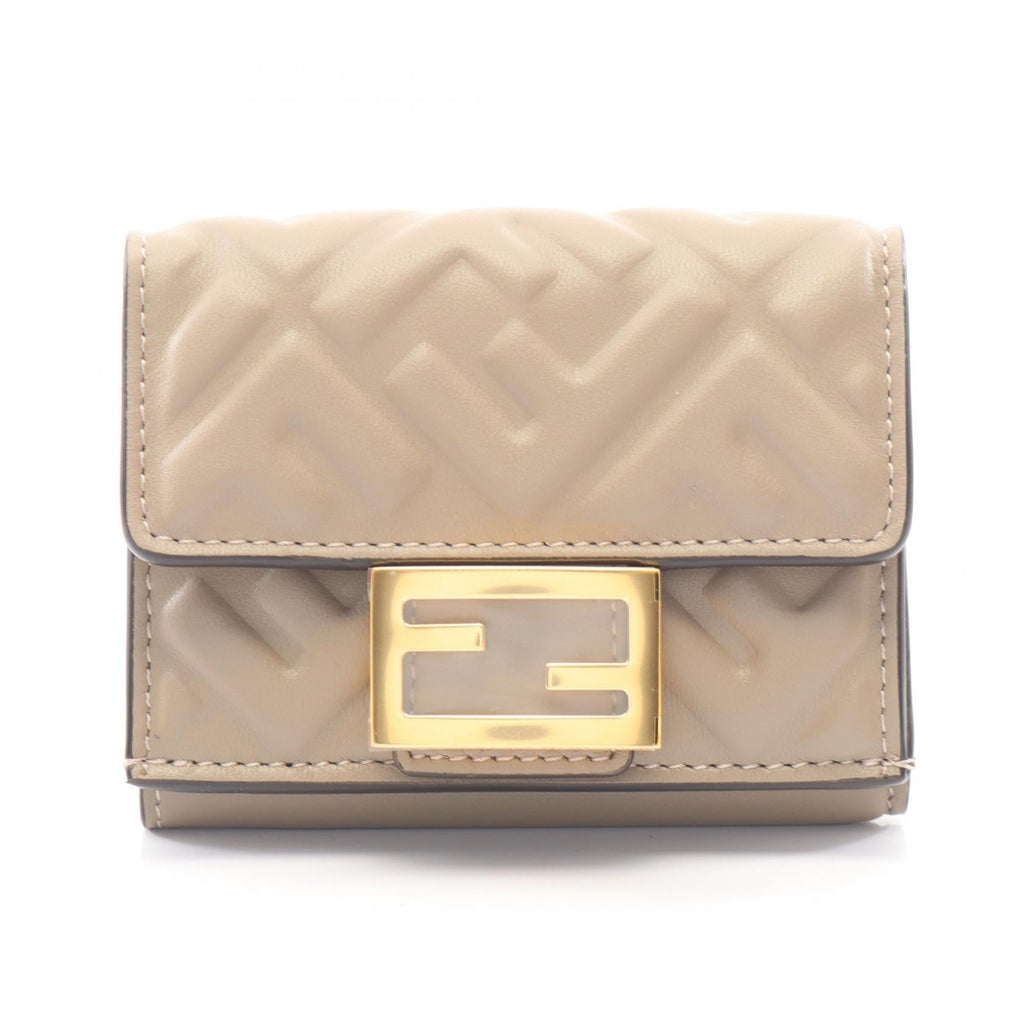 Fendi Baguette · FF Logo · Tri-Fold Wallet