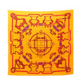 Hermès Carré90 · Mors et Gourmettes · Silk