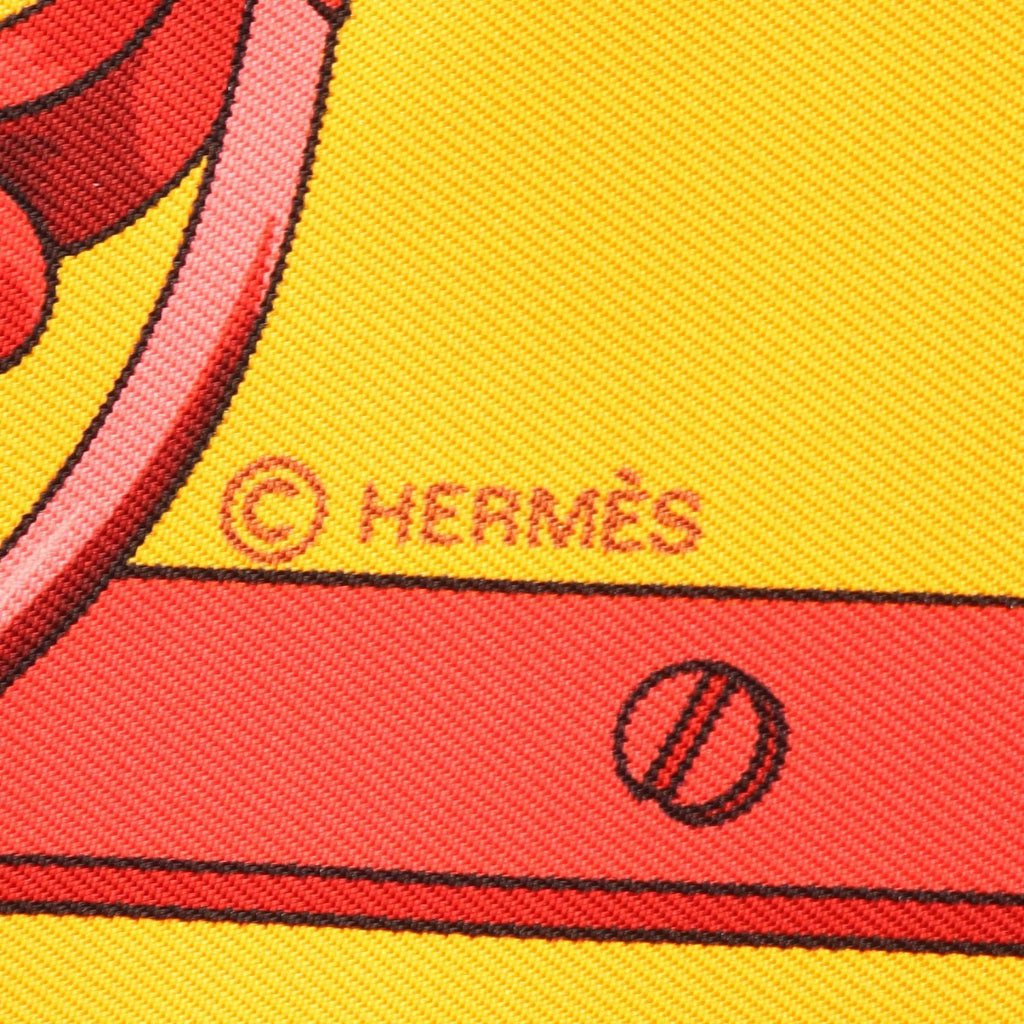 Hermès Carré90 · Mors et Gourmettes · Silk