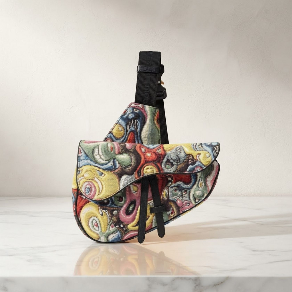 Dior Saddle · Kenny Scharf · Canvas