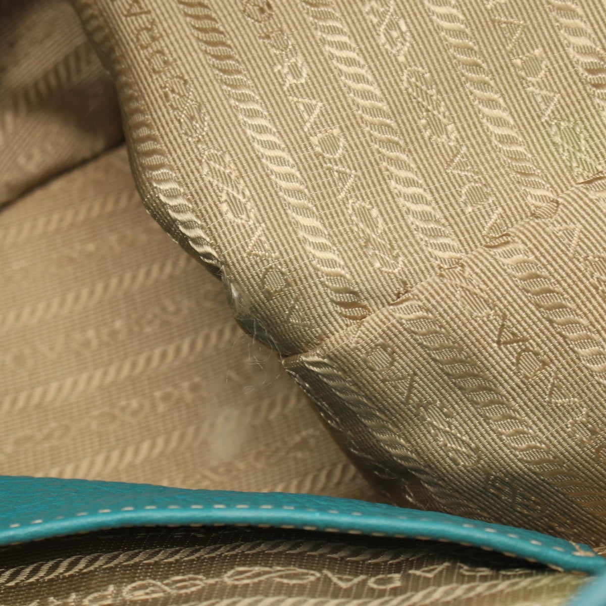 Prada · Leather Tote · Emerald