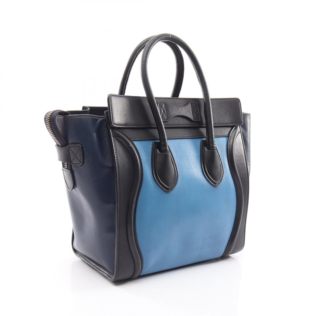 Celine Luggage Micro Shopper · Tricolor