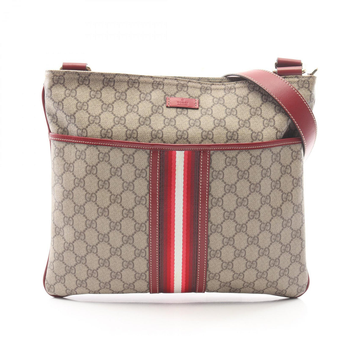 Gucci GG Supreme · Web Stripe Messenger