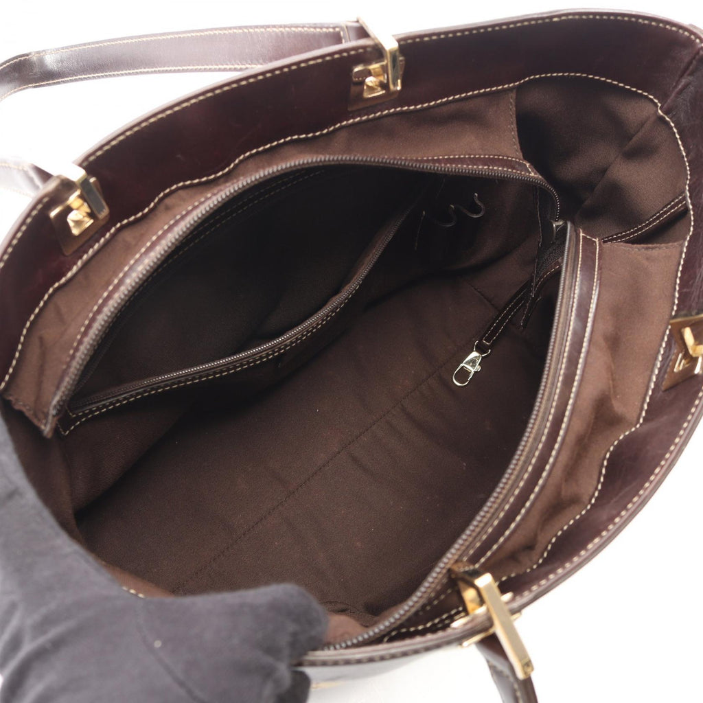 Gucci GG Canvas Tote · Leather Trim