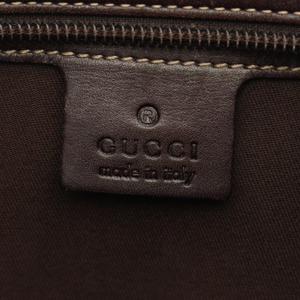 Gucci GG Canvas Tote · Leather Trim
