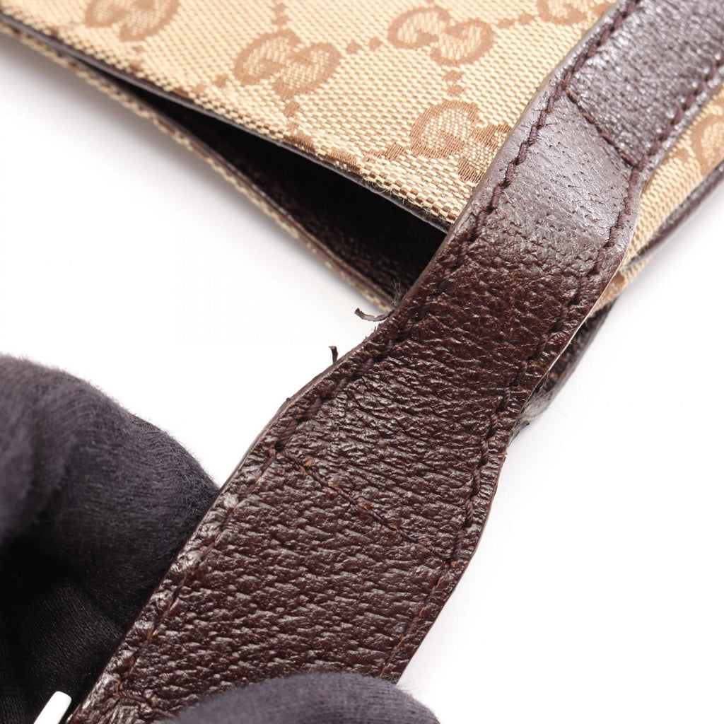 Gucci GG Canvas Crossbody · Leather Trim