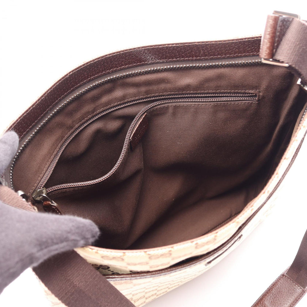 Gucci GG Canvas Crossbody · Leather Trim