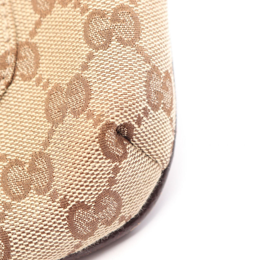 Gucci GG Canvas Crossbody · Leather Trim