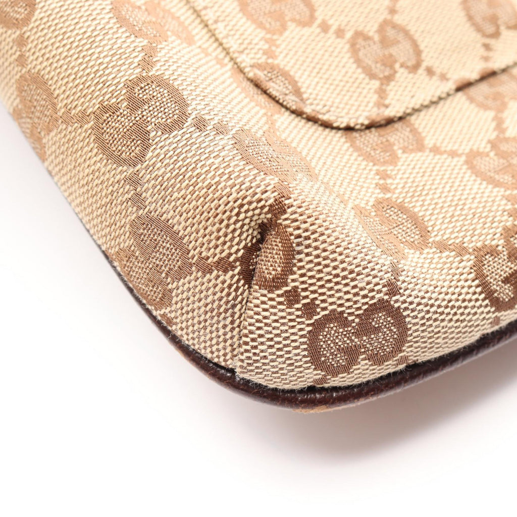 Gucci GG Canvas Crossbody · Leather Trim