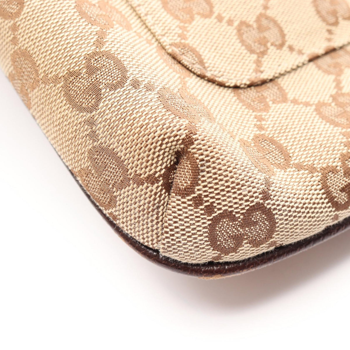 Gucci GG Canvas Crossbody · Leather Trim