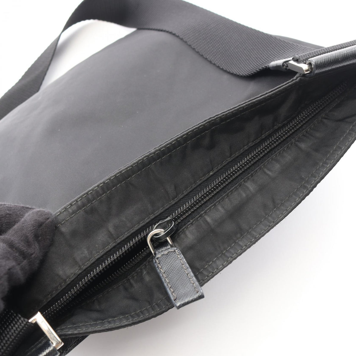 Prada Tessuto Saffiano · Nylon Leather