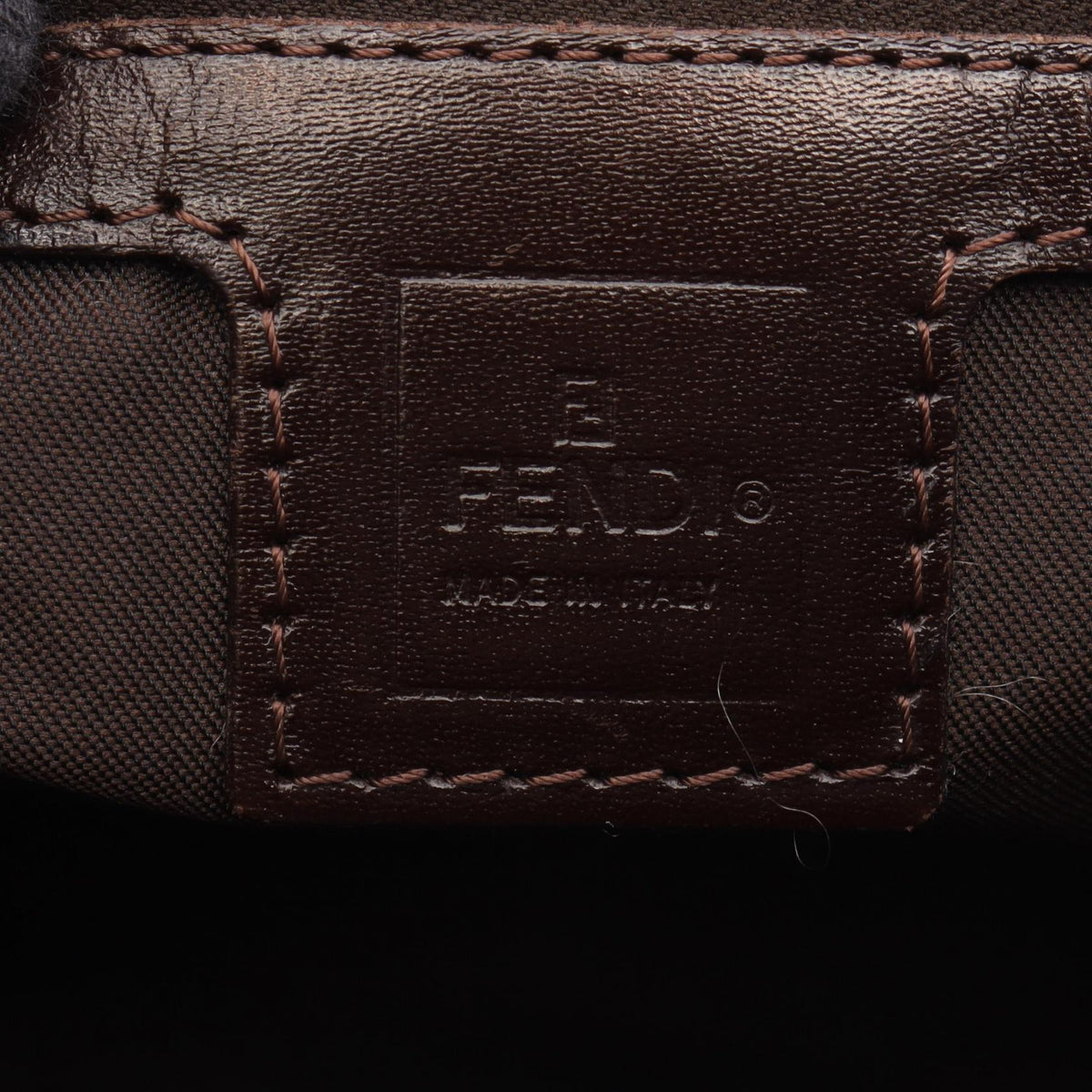Fendi Zucca · Canvas Leather