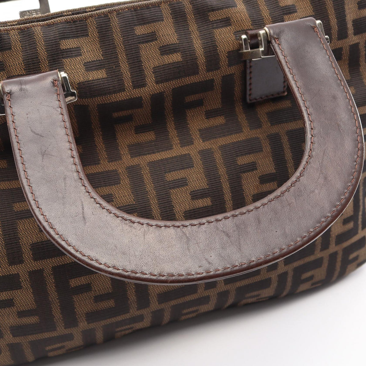 Fendi Zucca · Canvas Leather