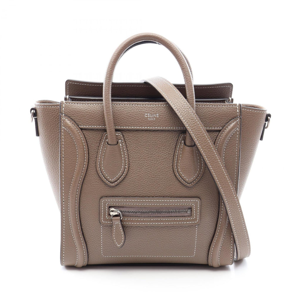 Celine Luggage Nano Shopper · Leather