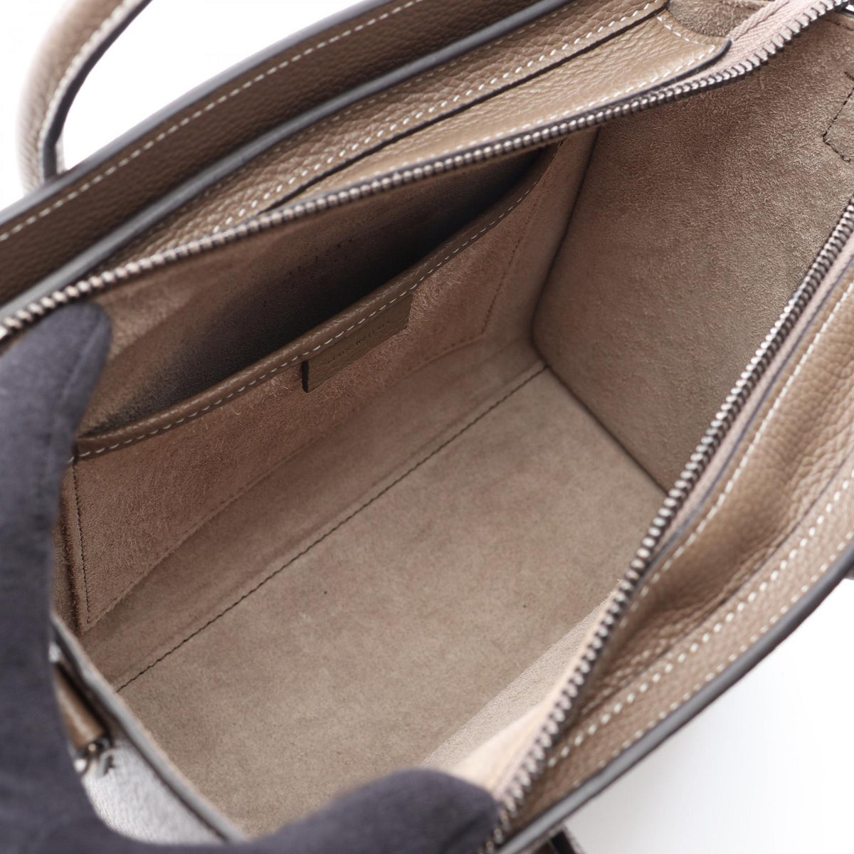 Celine Luggage Nano Shopper · Leather