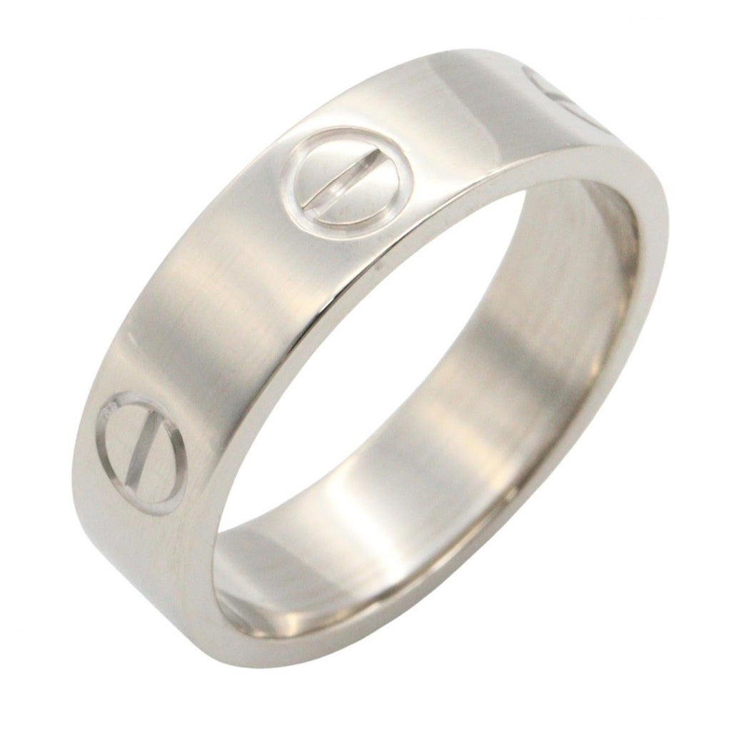 CARTIER Love Ring · 18K White Gold