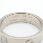 CARTIER Love Ring · 18K White Gold