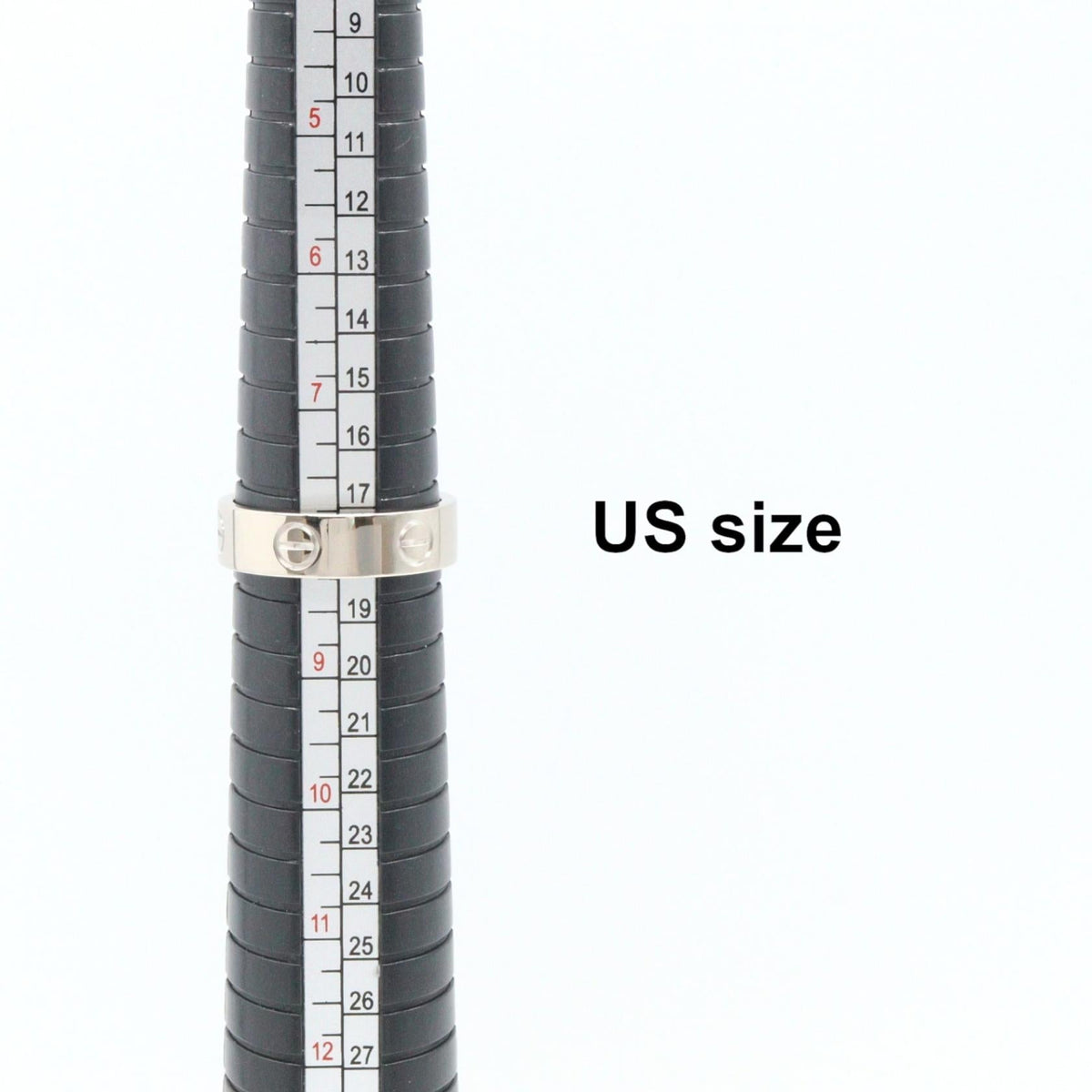 CARTIER Love Ring · 18K White Gold